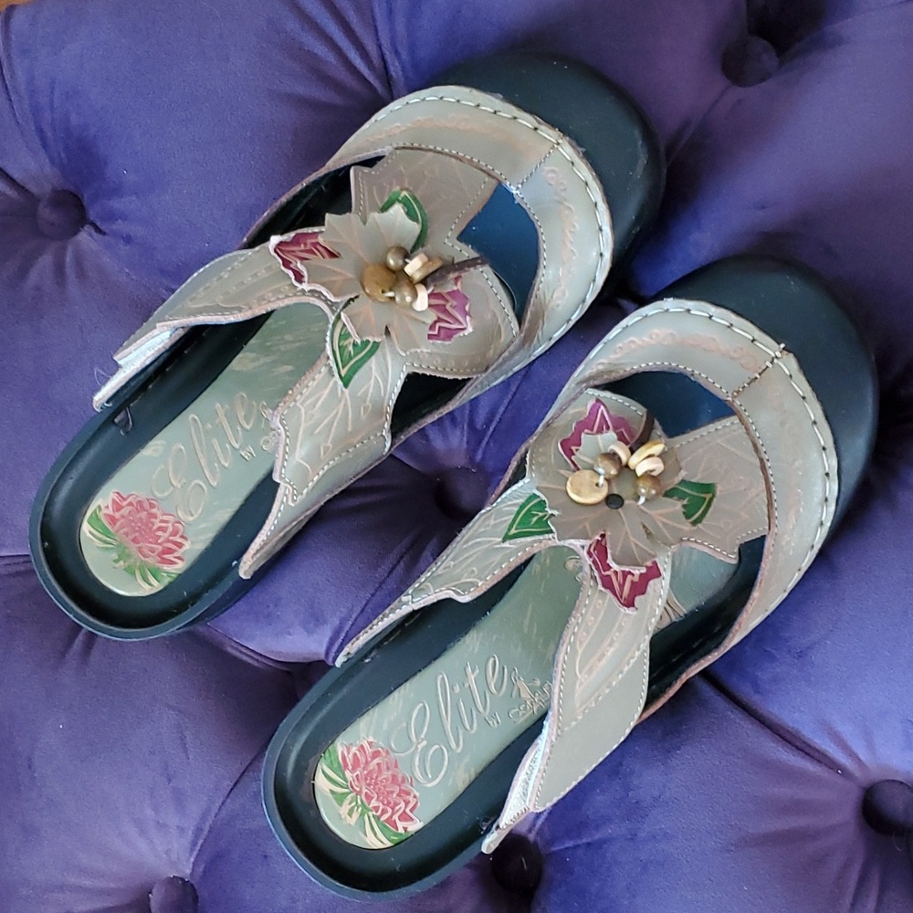 Adorable Leather Slip Ons